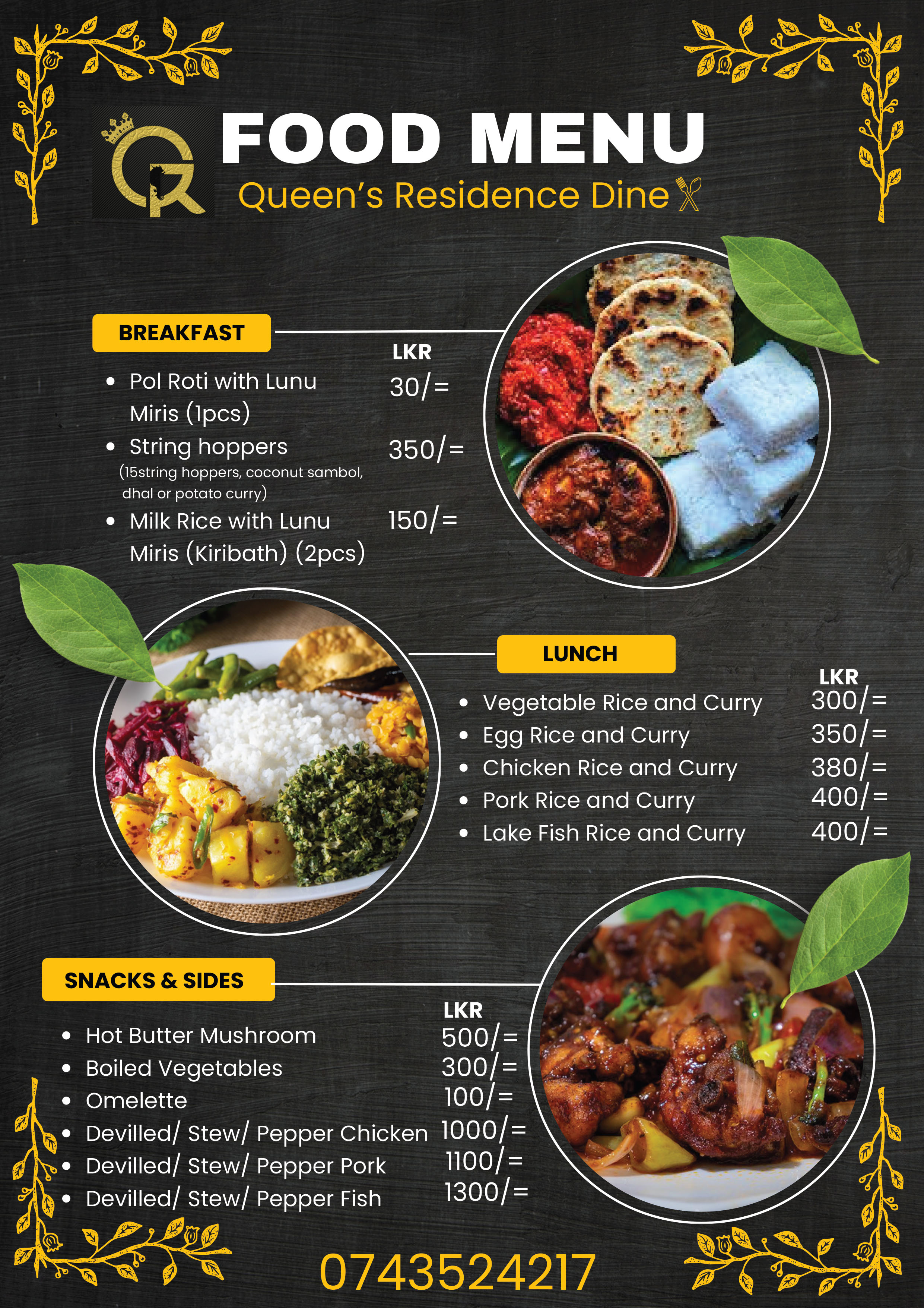 Featured menu item 1